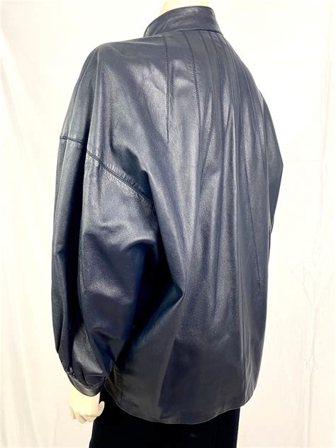 yves saint laurent vintage leather jacket